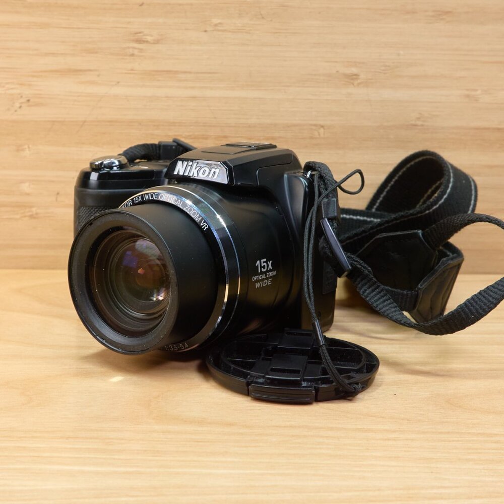 Nikon Coolpix L110 12 MP Digital Camera 15x Optical Zoom, black